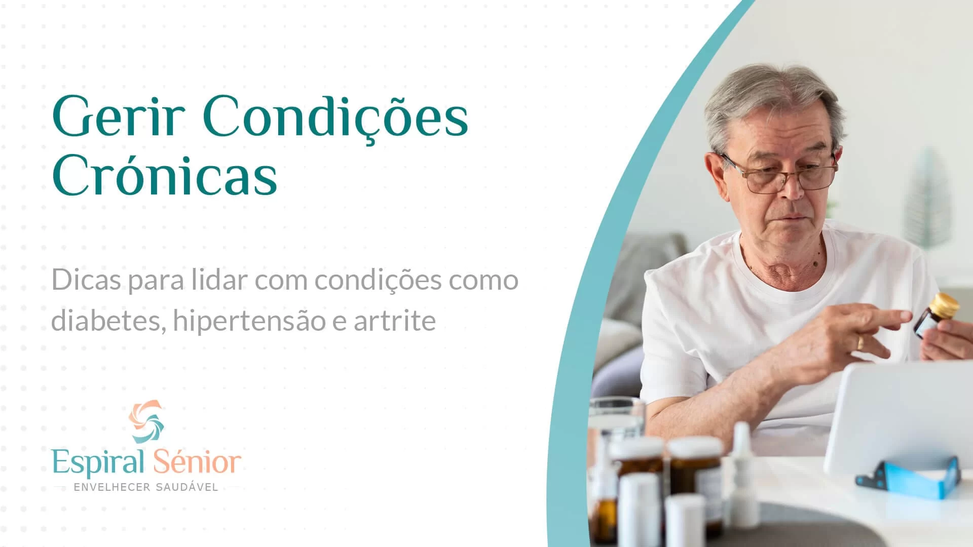 Como gerir doenças crónicas na terceira idade?